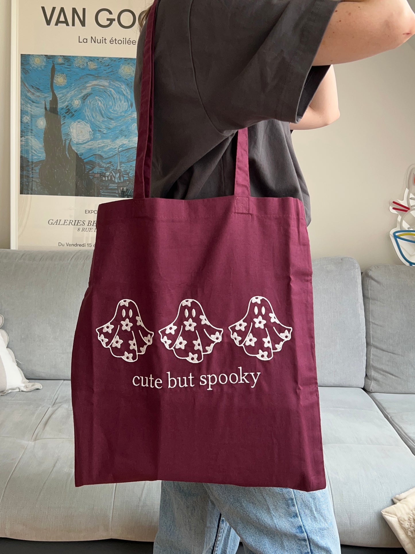 Tote bag Cute but Spooky